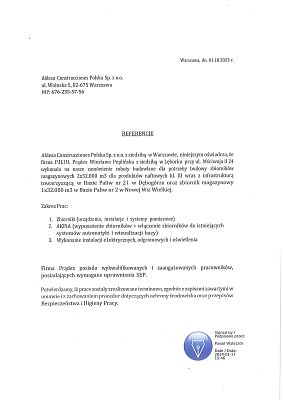 Aldesa Construcctiones Polska 2023